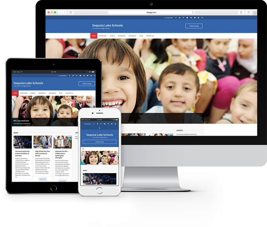 Employ Templates for Affordable School Website Design