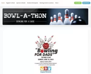 Bowling fundraising websites