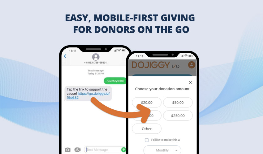 Free Text Fundraising with Text to Donate