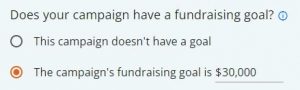 Establishing a Fundraising Goal