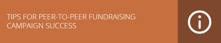 Tips for Peer-to-Peer Fundraising Campaign Success