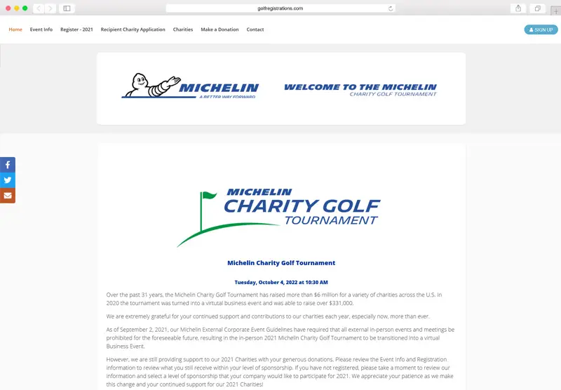Golf Tournament Registration Software includes Impressive Golf Tournament Websites