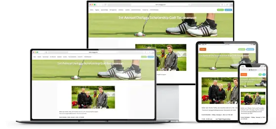 Charity Golf tournament platform