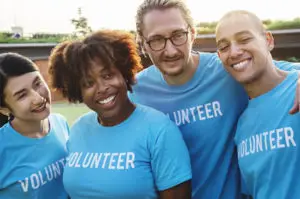 Volunteering builds community for school groups
