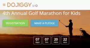 Golf Marathon Fundraising during COVID
