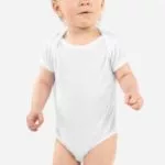 Baby onesies are great for Custom Printed Merchandise