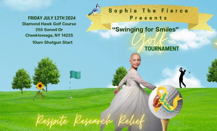 Sophia the Fierce 2024 Swinging for Smiles Golf Tournament